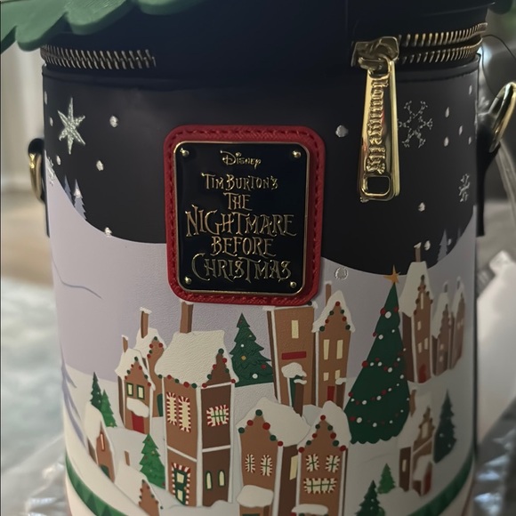 Disney Black and White Nightmare Before Christmas Bag loungefly - Picture 4 of 7